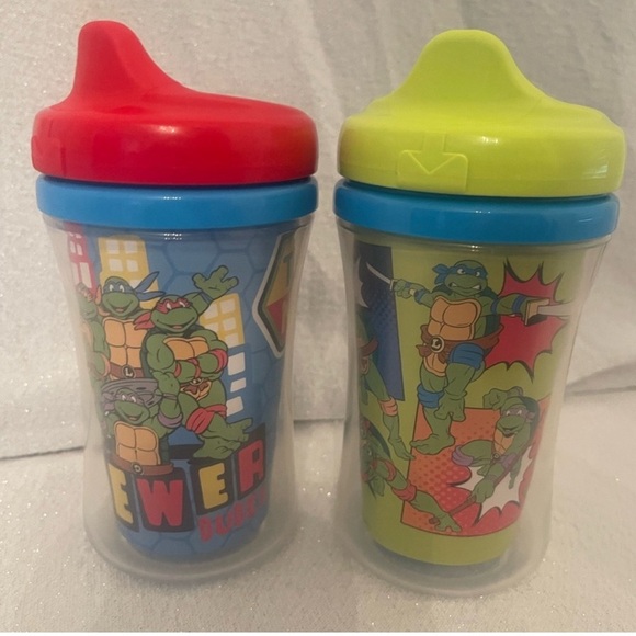 Kids Ninja Turtle cups - Picture 1 of 3